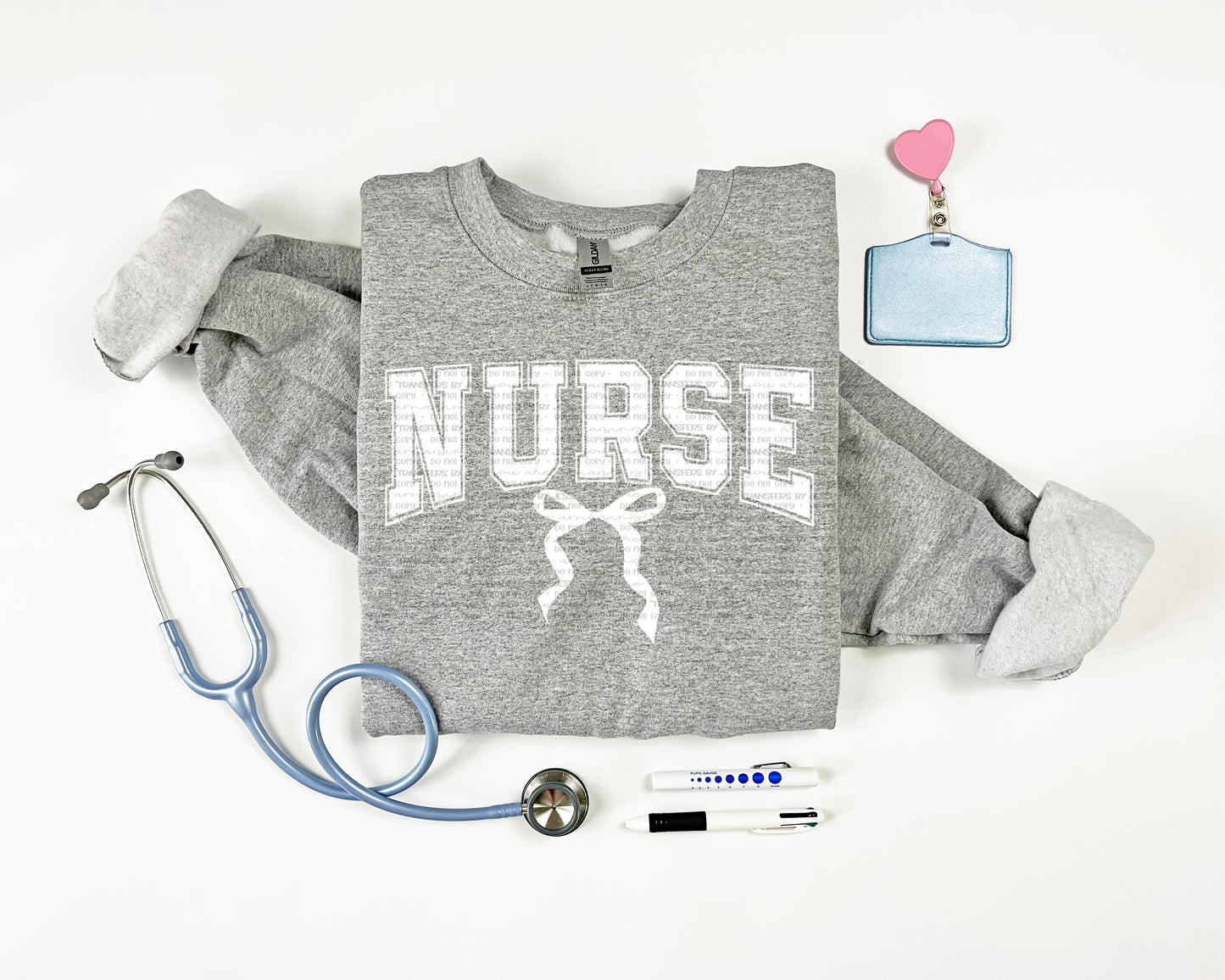 Nurse Coquette Bow DTF Transfer