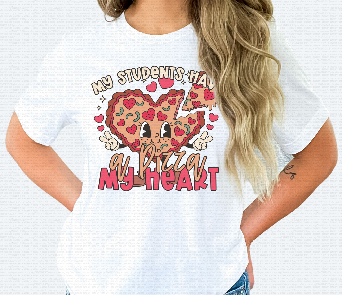 Pizza My Heart DTF Transfer