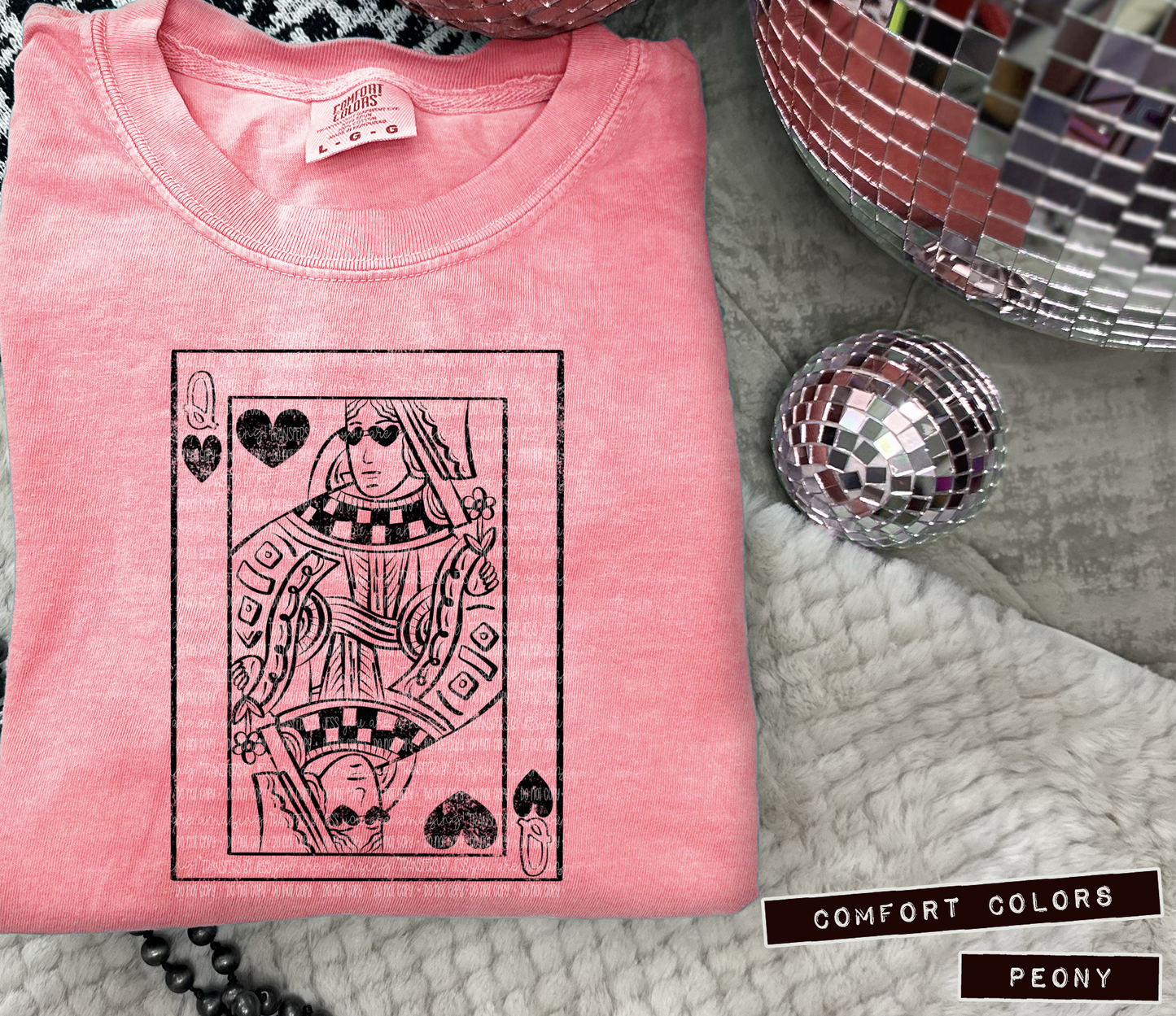 Queen Of Hearts DTF Transfer