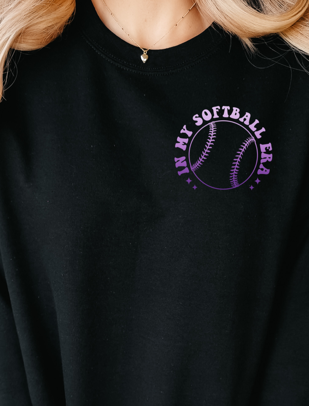 Ombre In My Softball Era pocket and back design DTF Transfers DTF4262