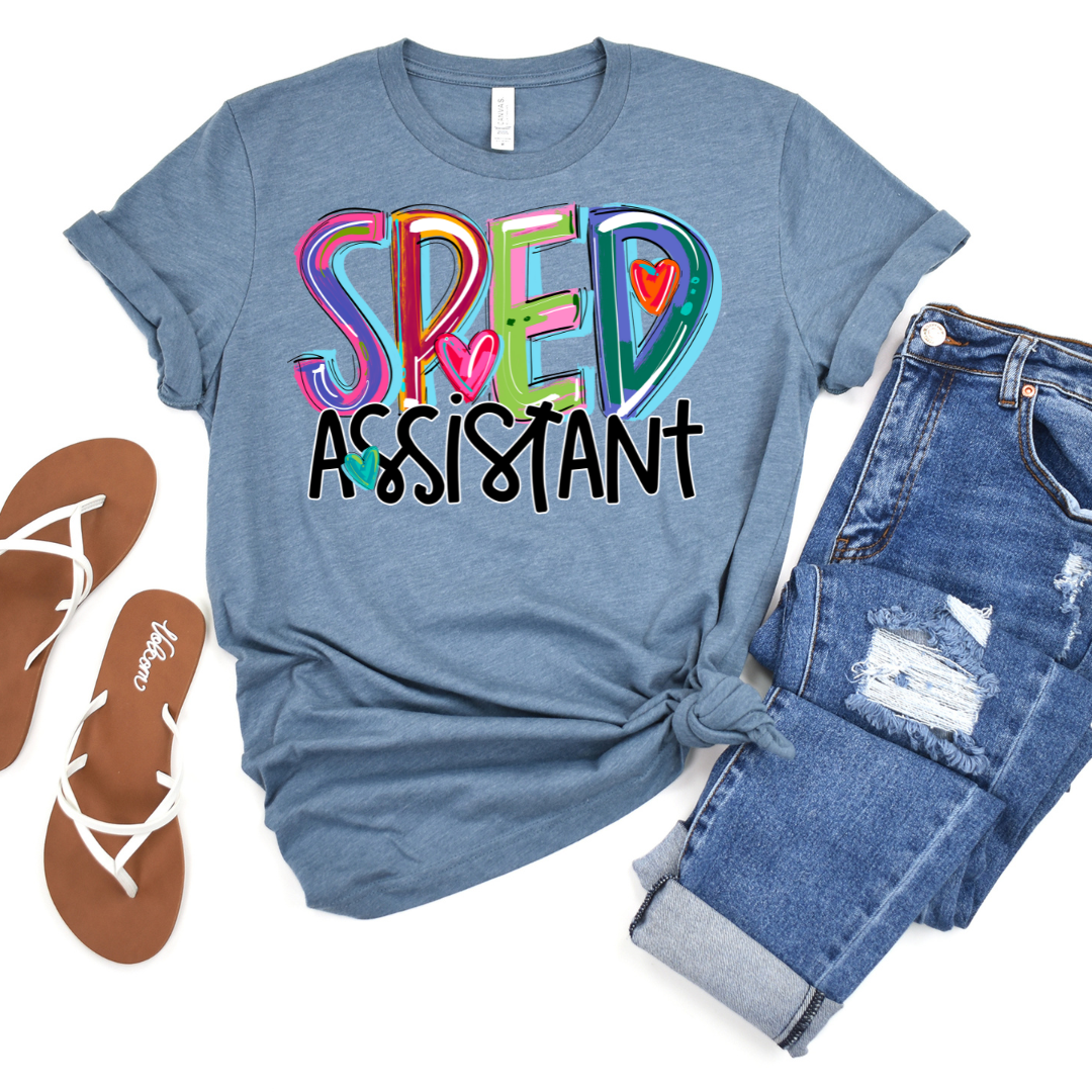 Sped Assistant Cheery Doodle DTF Transfer