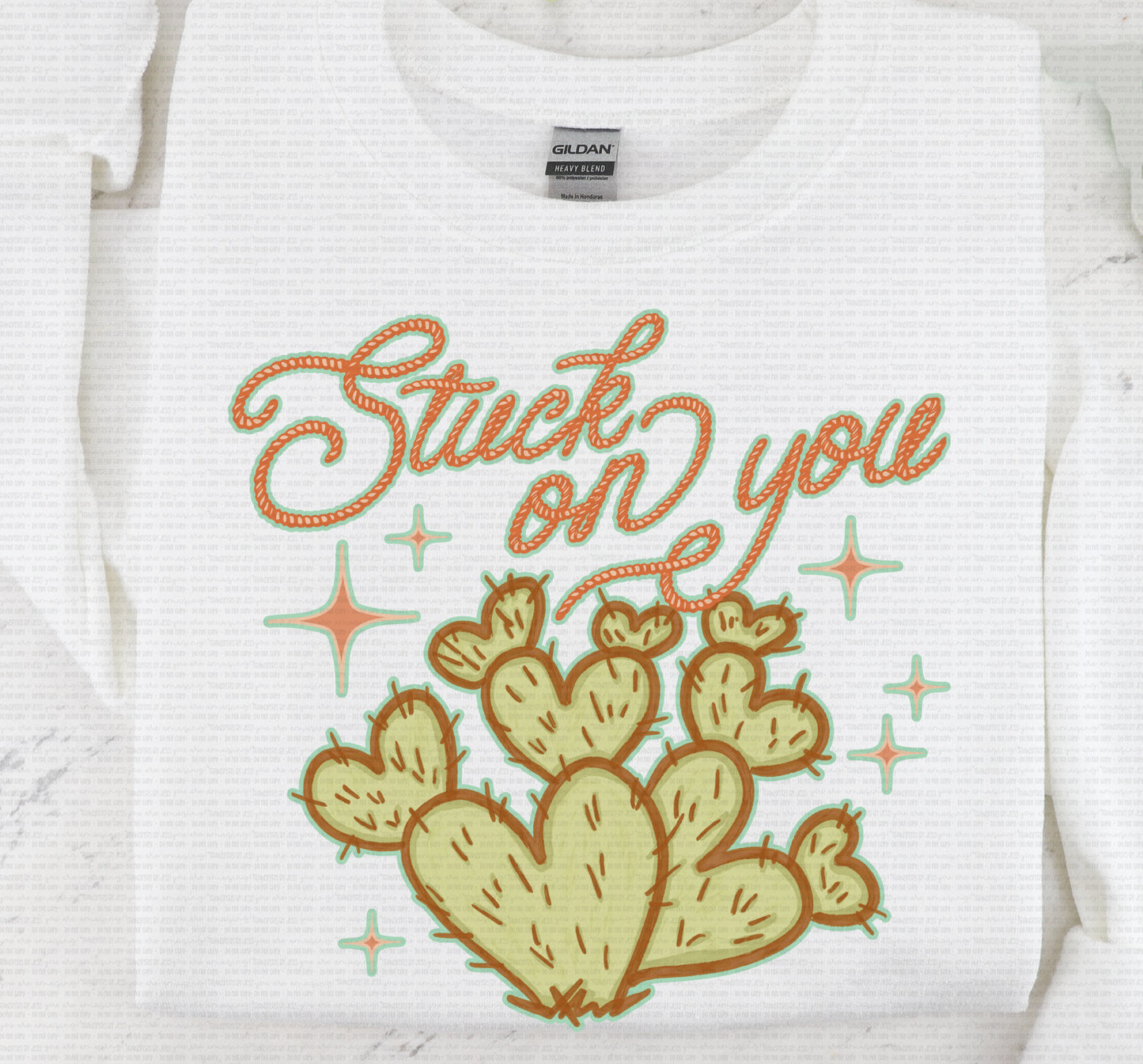 Stuck On You Valentine DTF Transfer