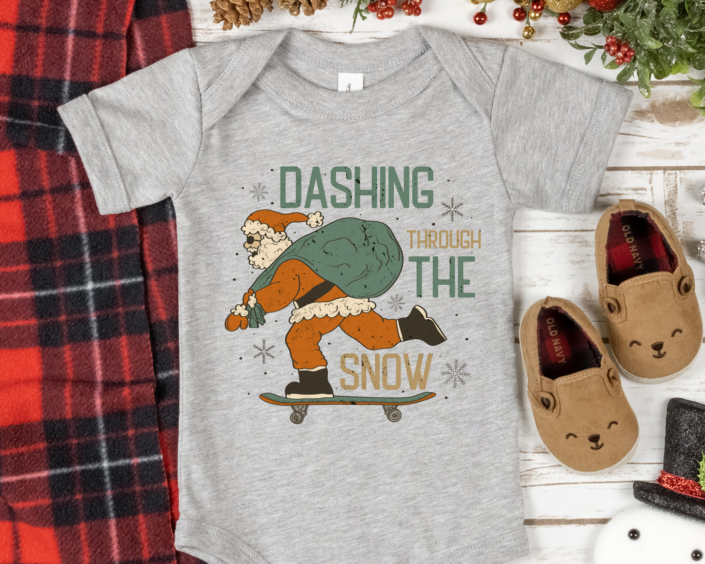 DASHING THROUGH THE SNOW Christmas DTF Transfer - DTF2268