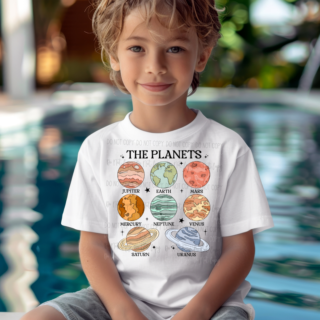 The Planets DTF Transfer