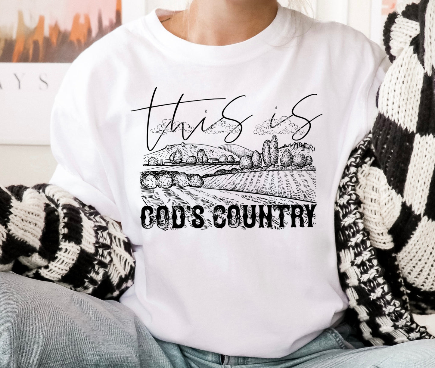 This Is God's Country DTF Transfer