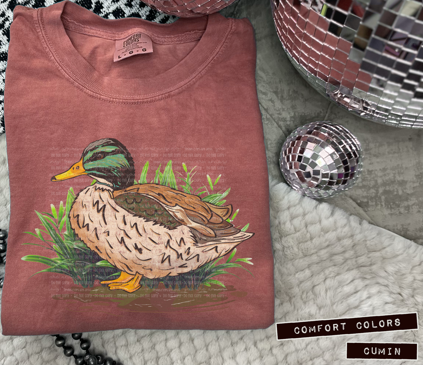 Vintage Duck DTF Transfer