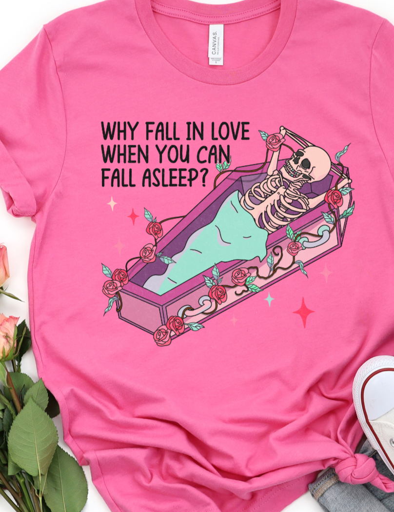 Why Fall In Love Valentine DTF Transfers DTF4286