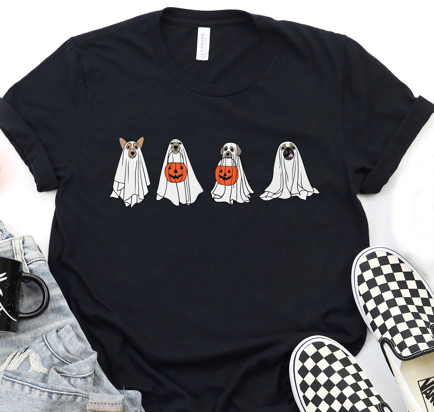 Ghost Dogs Halloween DTF Transfer