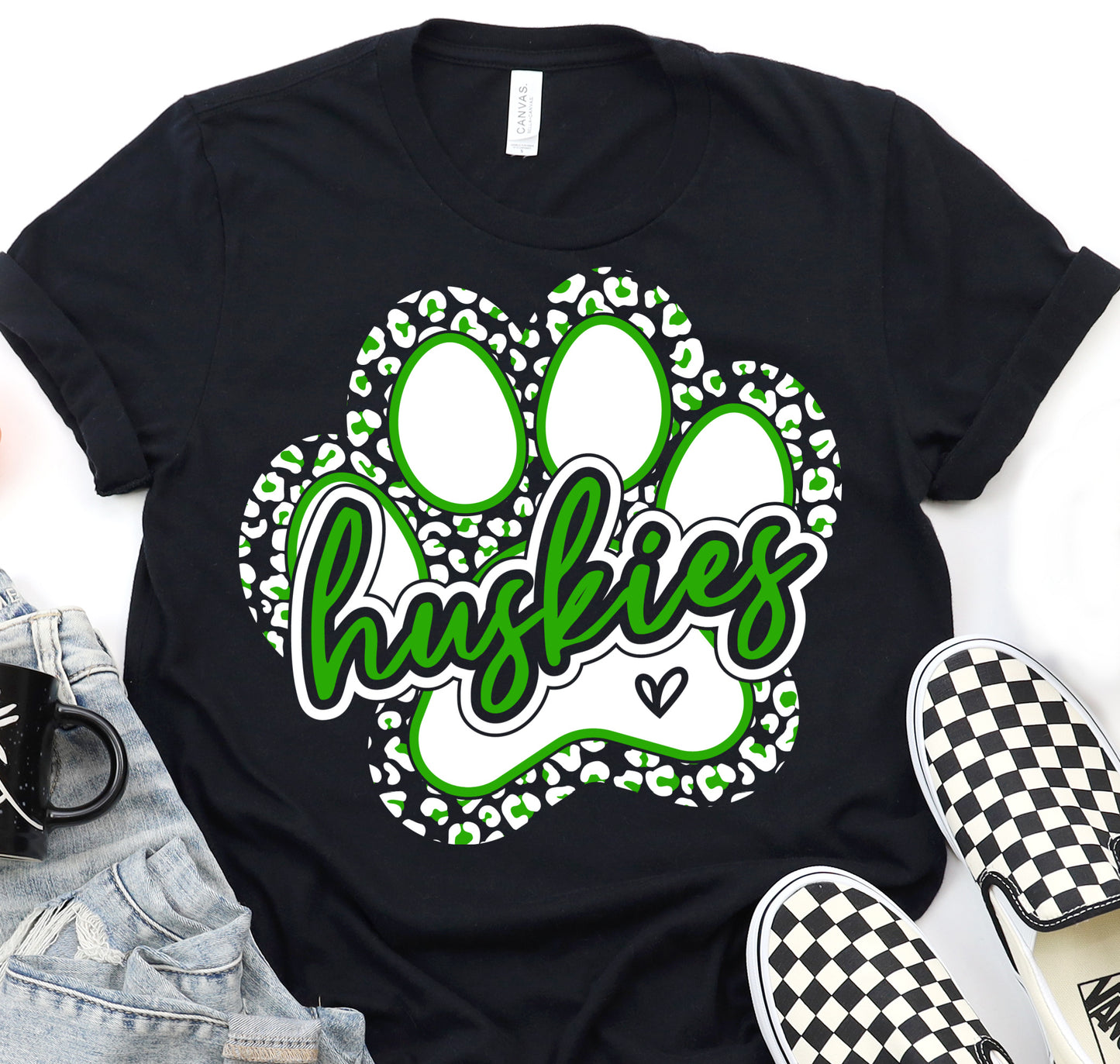 Huskies 016 white DTF Transfers