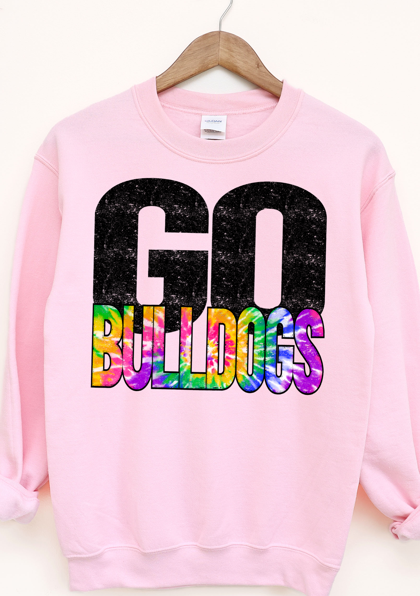 Go Bulldogs Tie dye DTF Transfers DTF4062