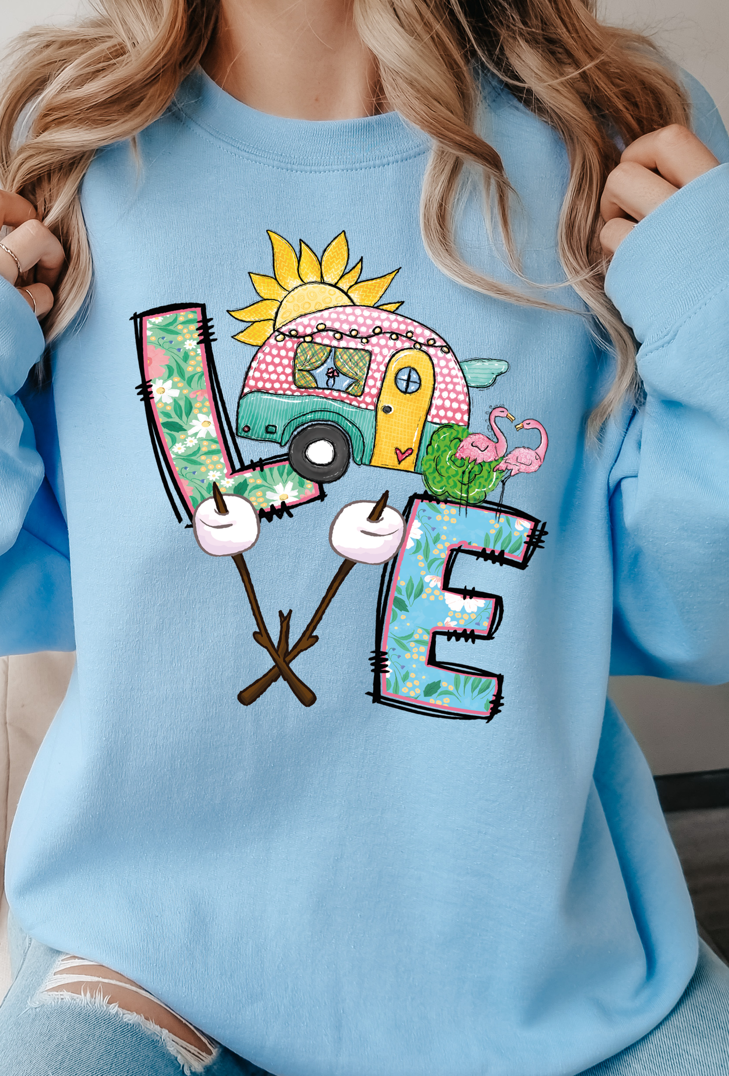 Camping DTF Transfers DTF2115