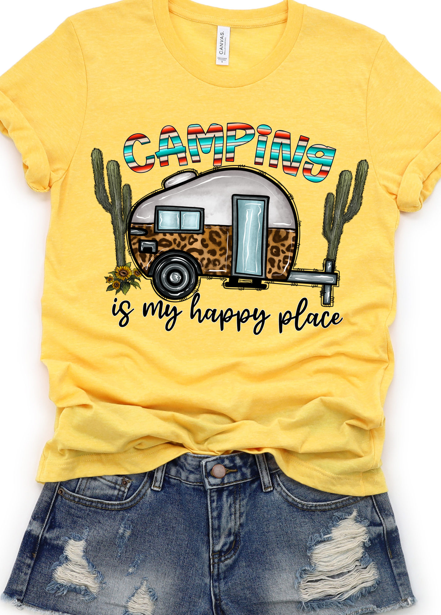 Camping is my happy place DTF Transfers DTF4076