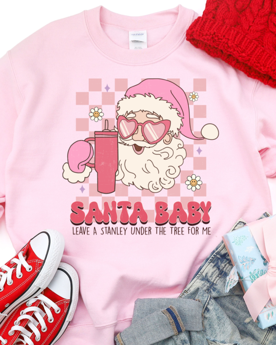Santa Baby Christmas DTF Transfers DTF2155