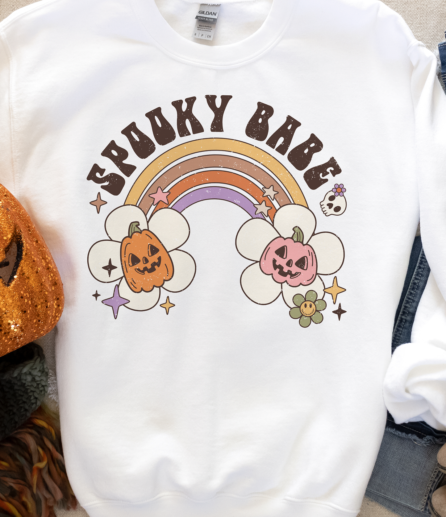 Spooky Babe Pumpkin DTF Transfers DTF4167