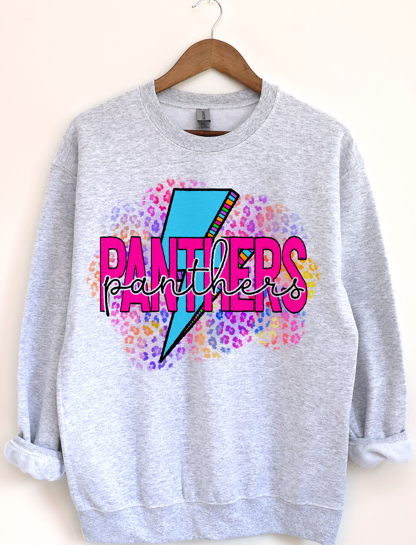 Panthers Colorful Print DTF Transfers DTF4231