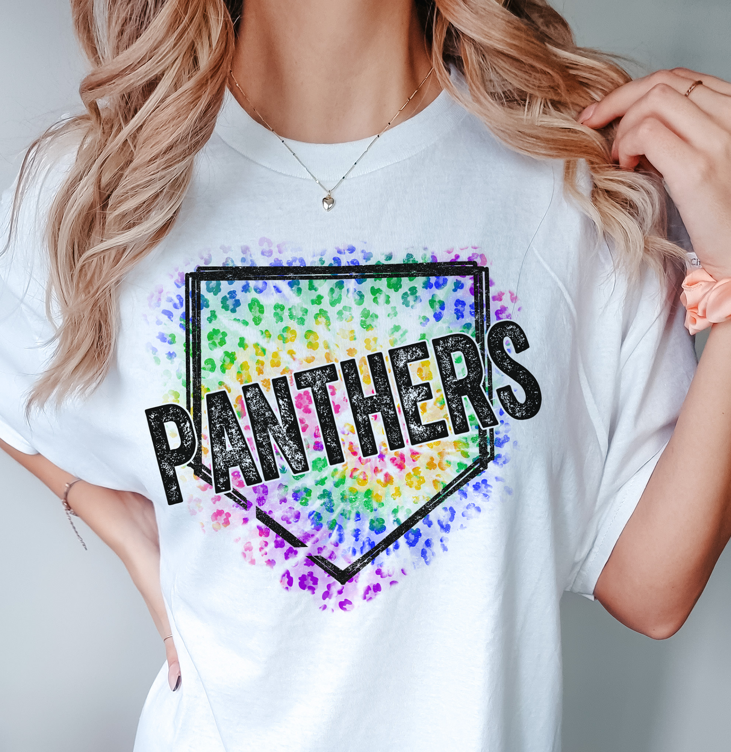 Panthers Baseball Cheetah Print DTF Transfers DTF4225