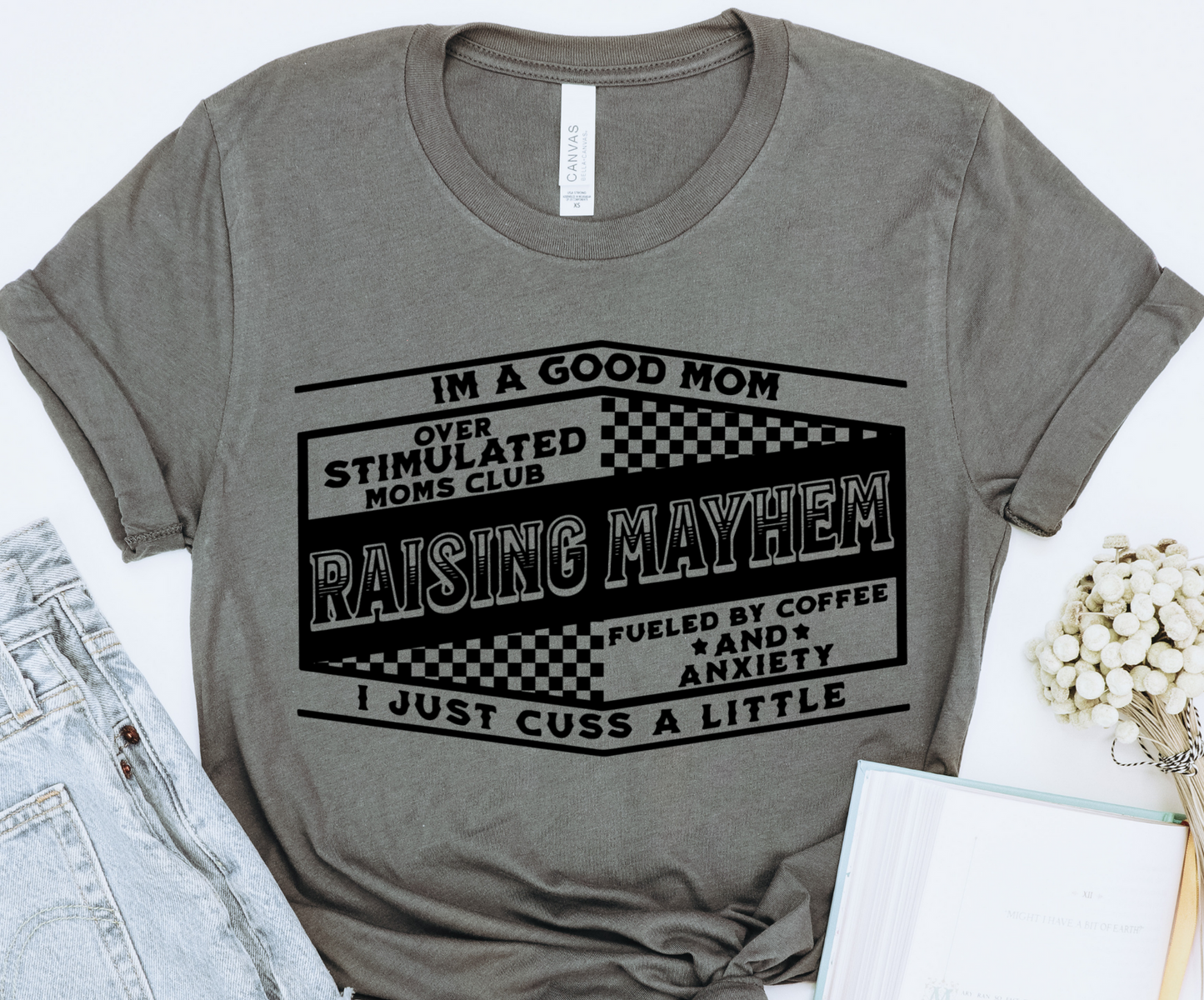 Raising mayhem DTF transfer