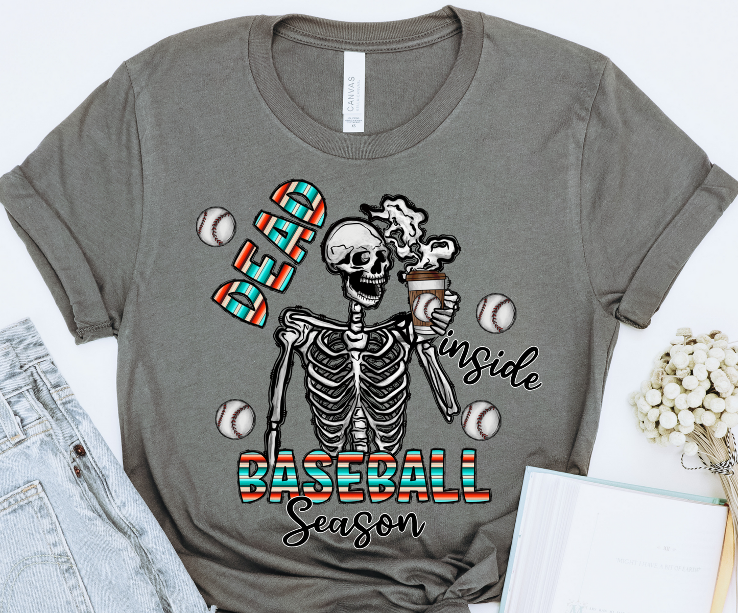 Baseball season dead inside - DTF Transfers DTF2025