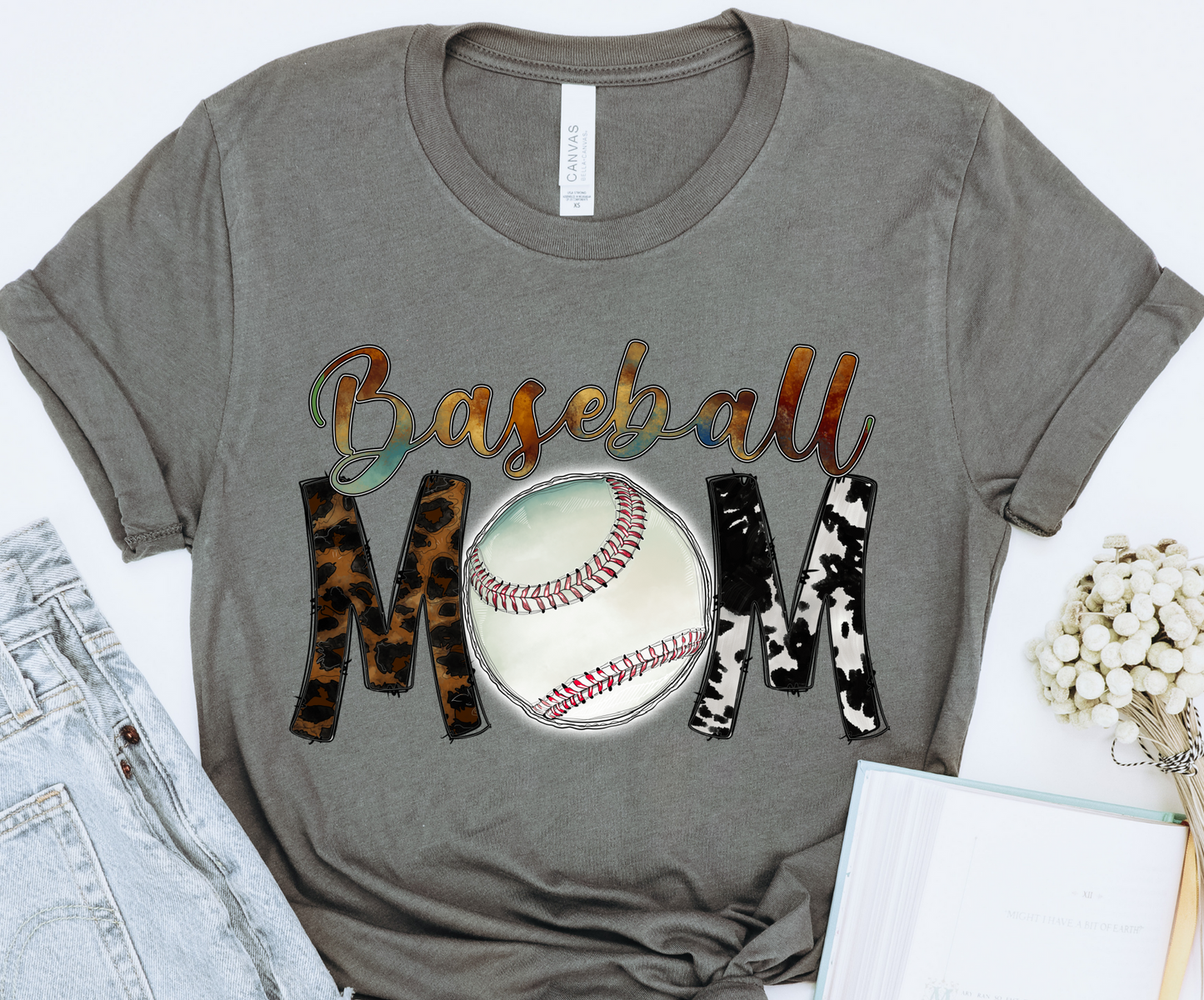 Baseball Mom Multi-print - DTF Transfers DTF2024