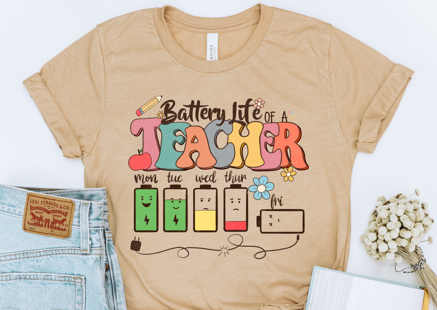 Retro Teacher DTF Transfer DTF2245
