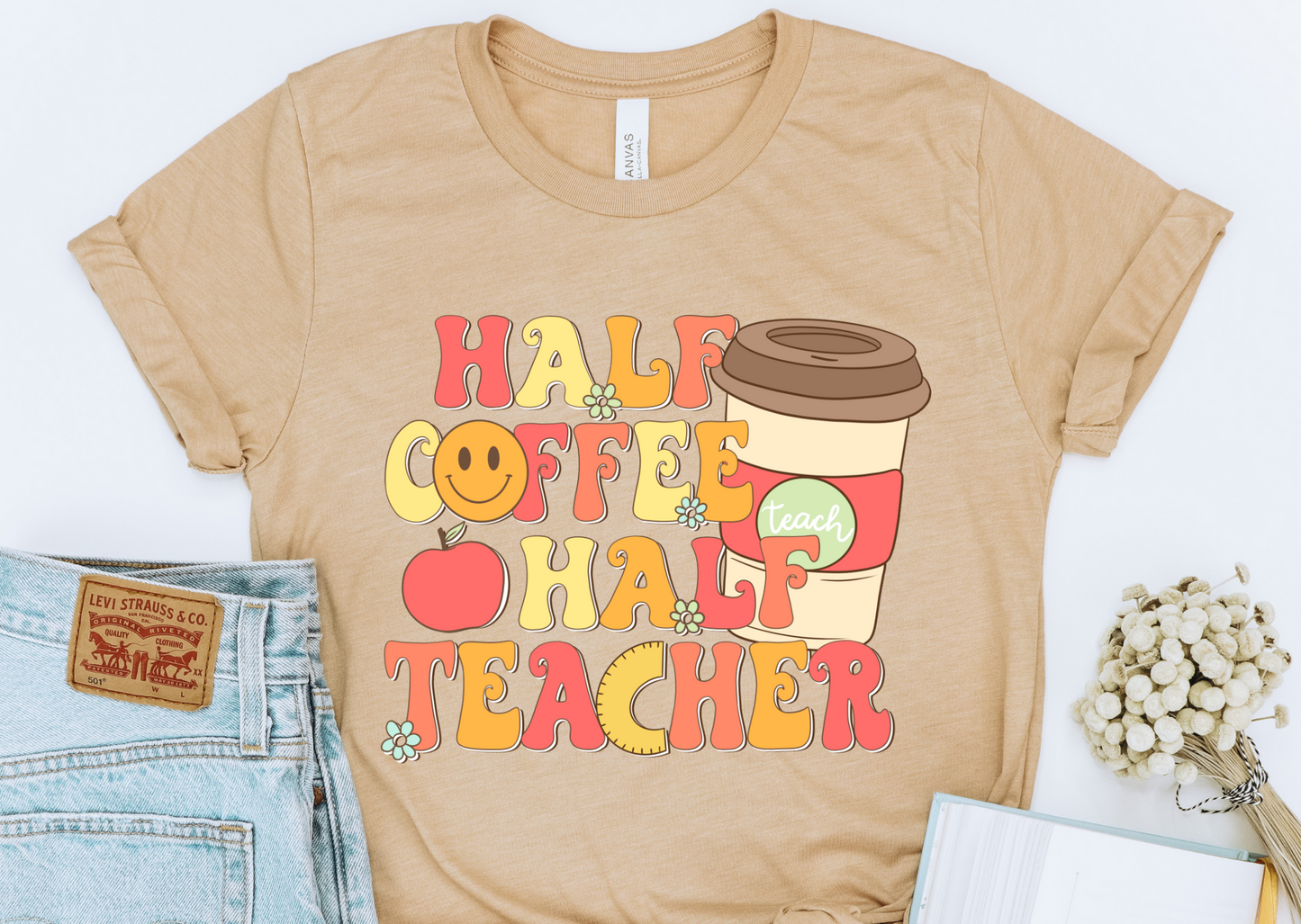 Retro Teacher DTF Transfer DTF2247