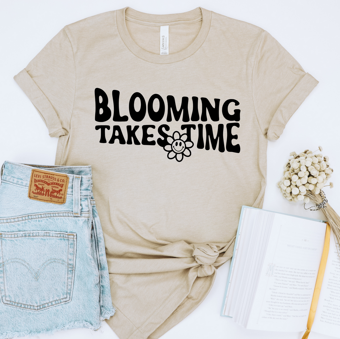 Blooming takes time DTF Transfers DTF2079