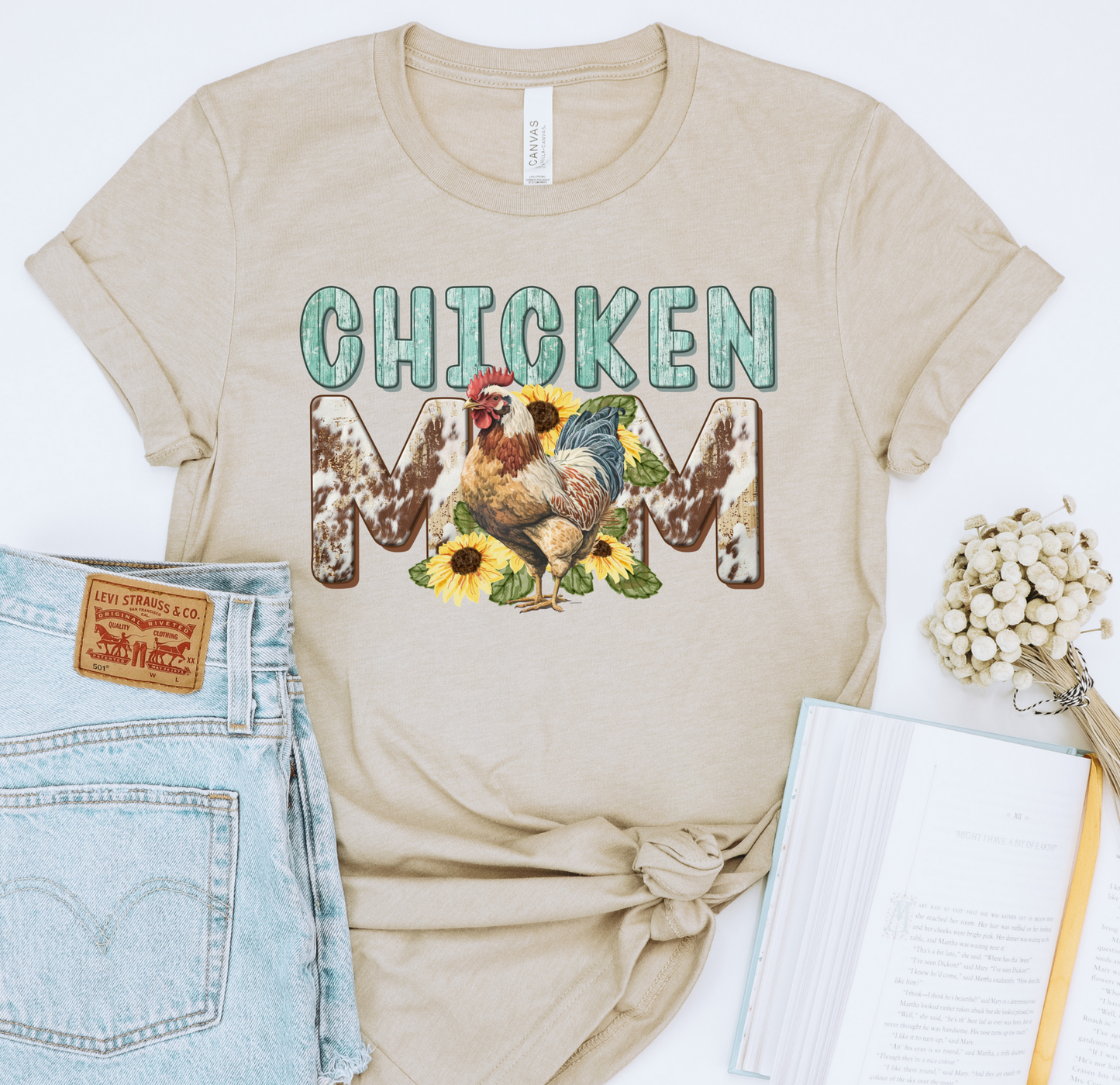 Chicken Mom DTF Transfers