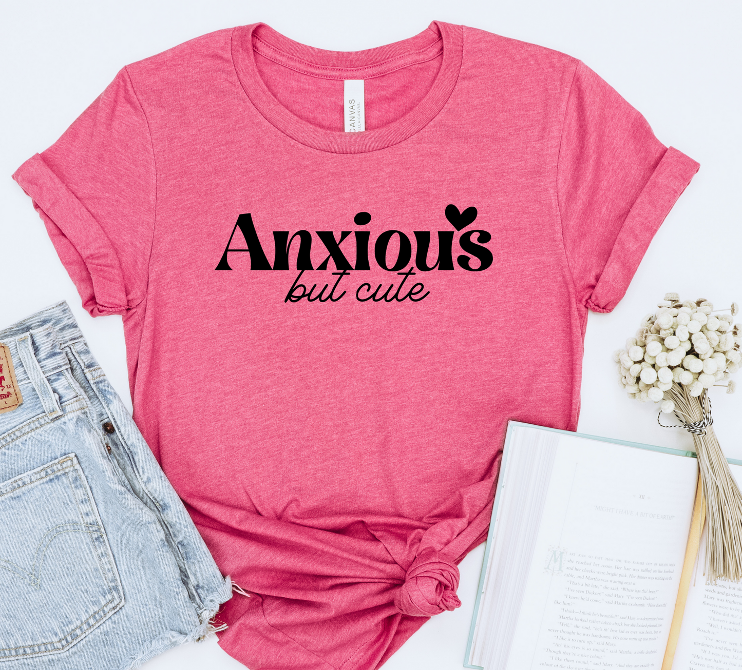 Anxious but cute - DTF Transfers DTF2014