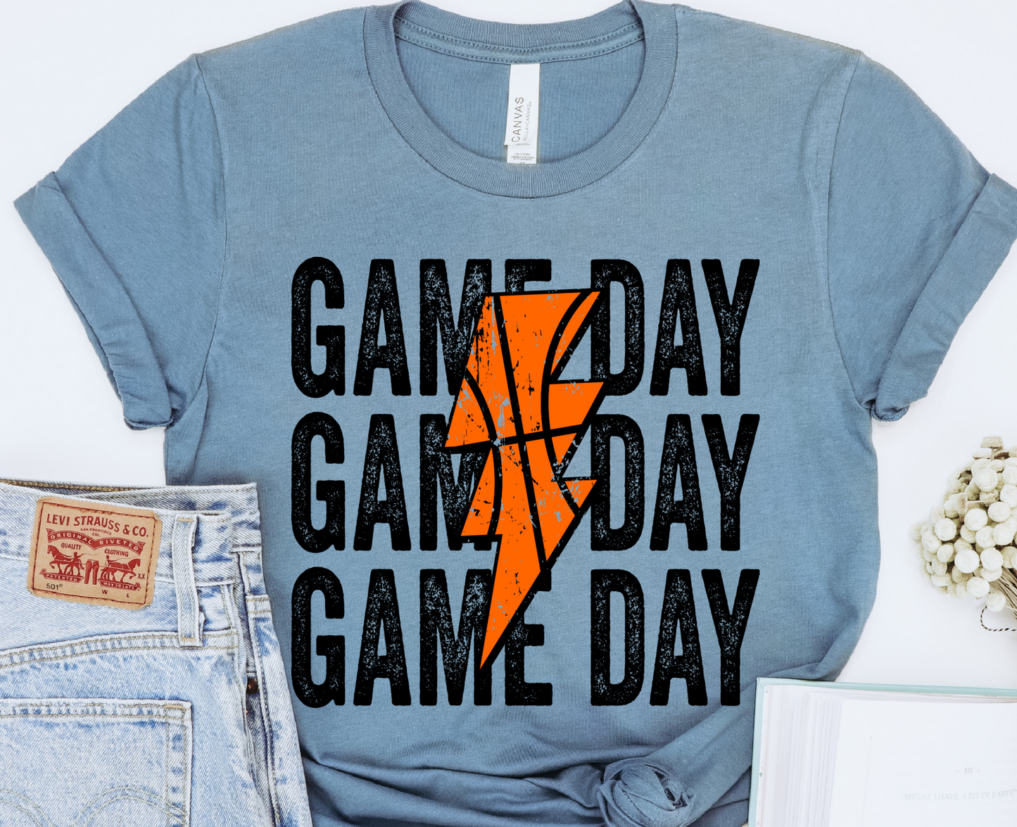 Game Day Basketball - DTF Transfers - DTF0038