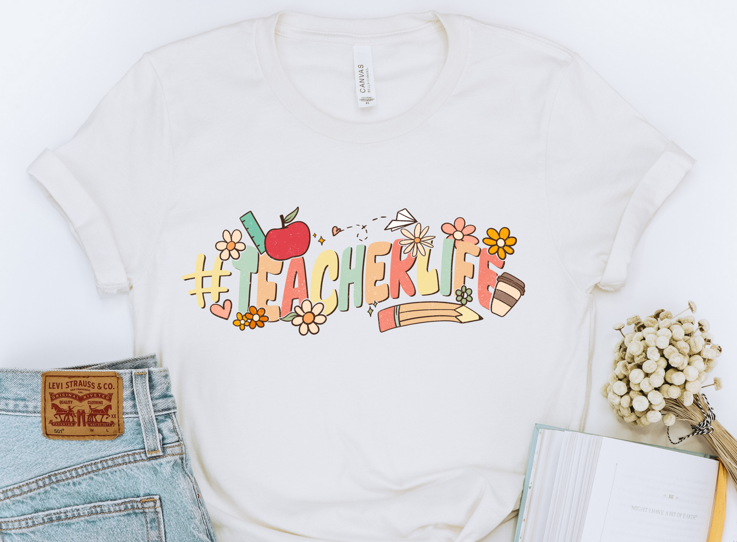 Retro Teacher DTF Transfer DTF2248