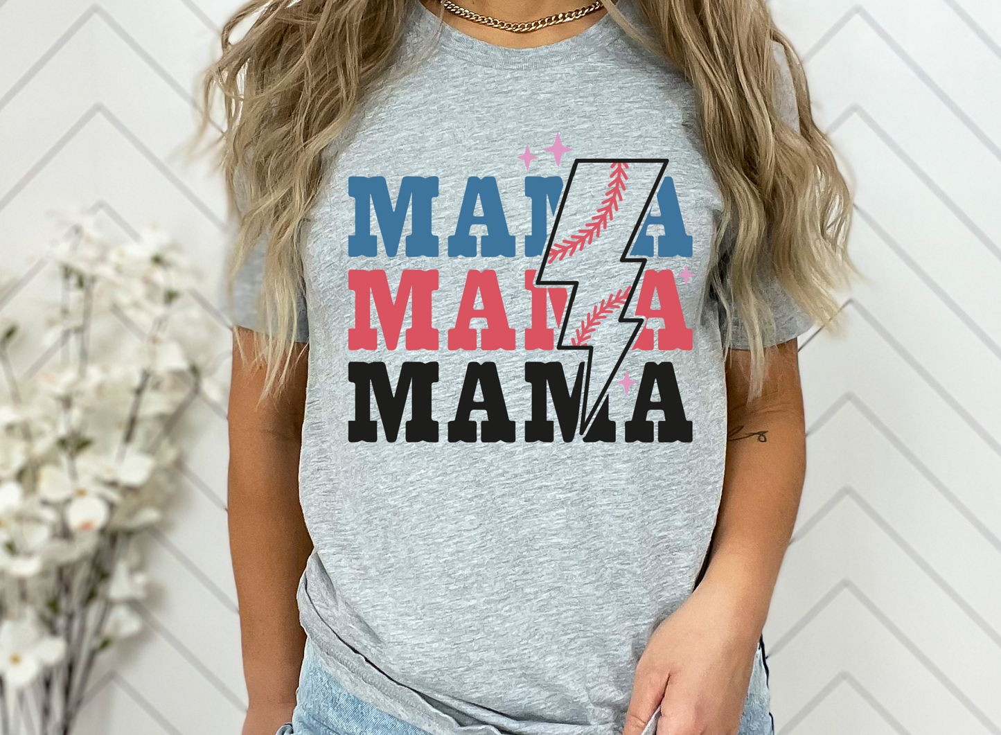 Baseball Mama - DTF Transfers DTF2022