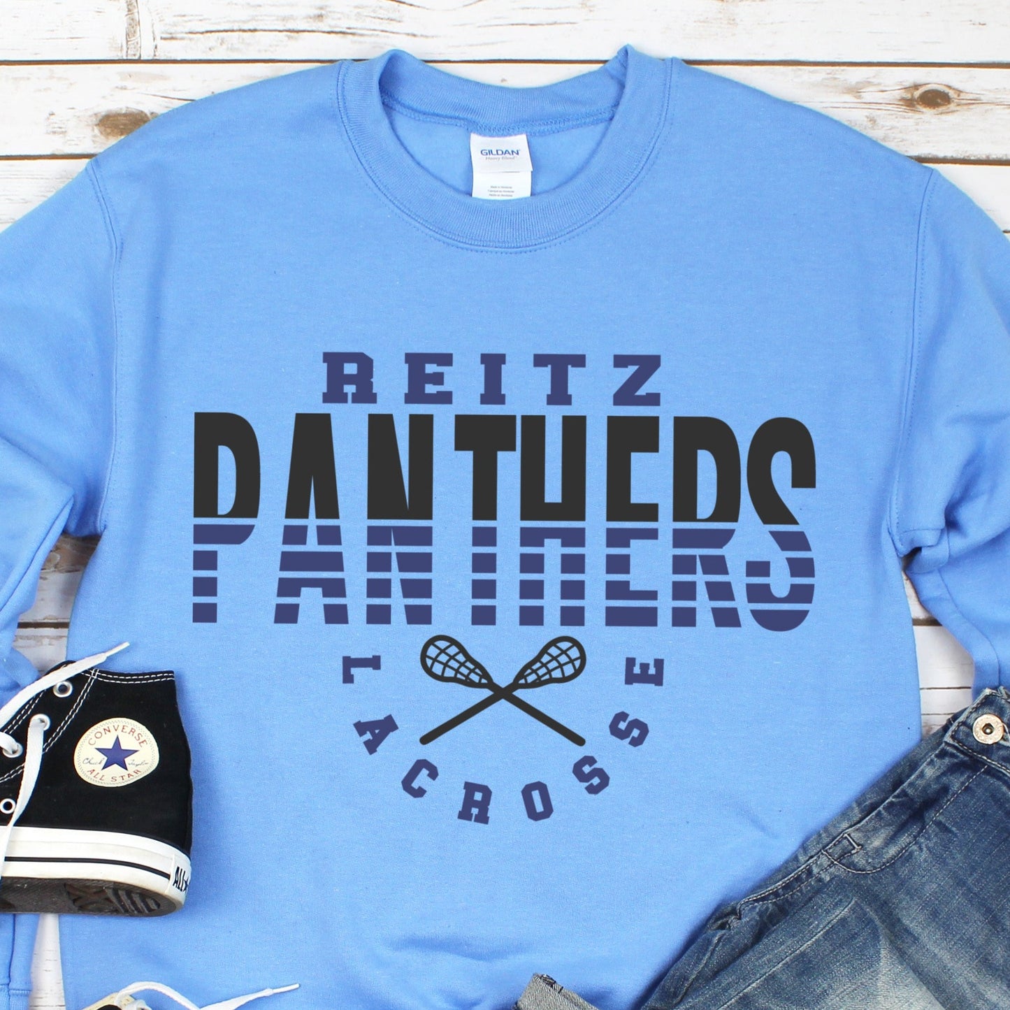 Reitz Lacrosse BLACK DTF