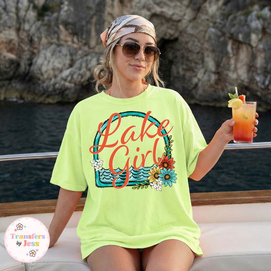 Lake Girl DTF Transfer