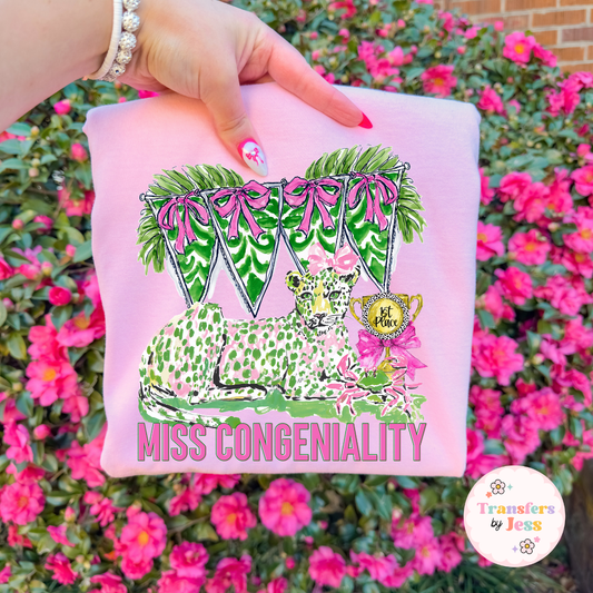 Miss Congeniality DTF Transfer