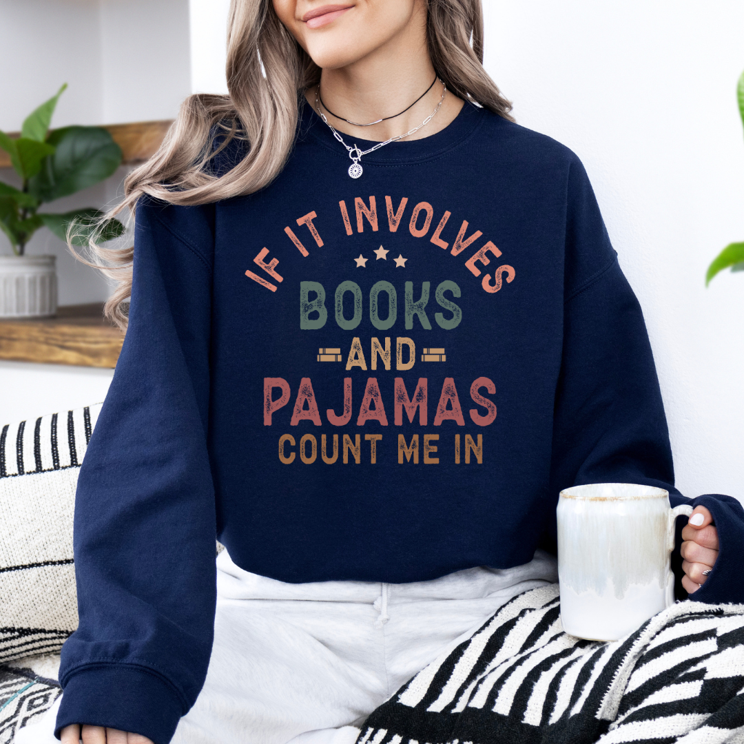 Books and Pajamas DTF Transfer