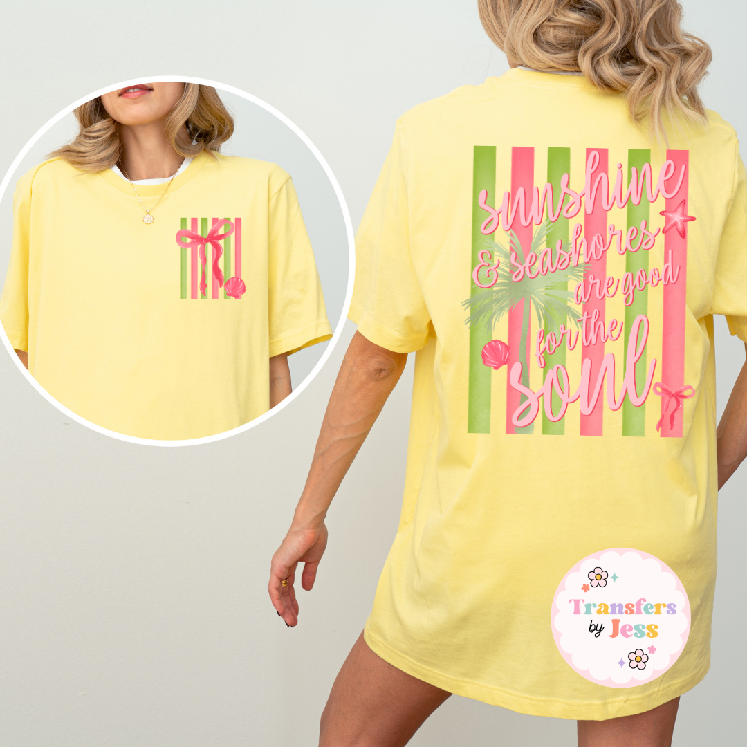 Sunshine & Seashores DTF Transfer