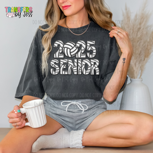 *2025 Senior Faux Applique Sports DTF Transfer