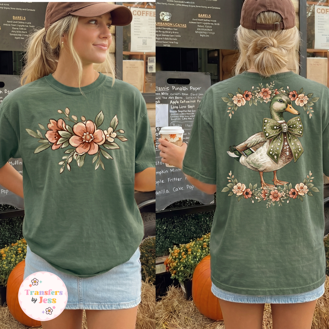 Autumn Duck DTF Transfer