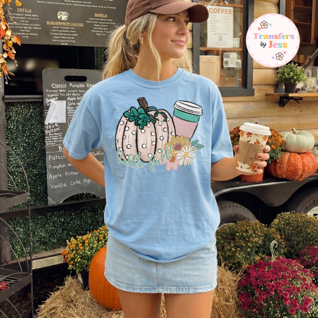 Hello Fall DTF Transfer