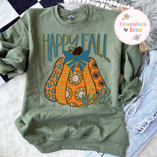 Hello Fall Ya'll DTF Transfer