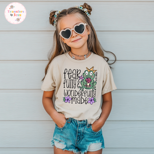 Fearfully and Wonderfully Made DTF Transfer