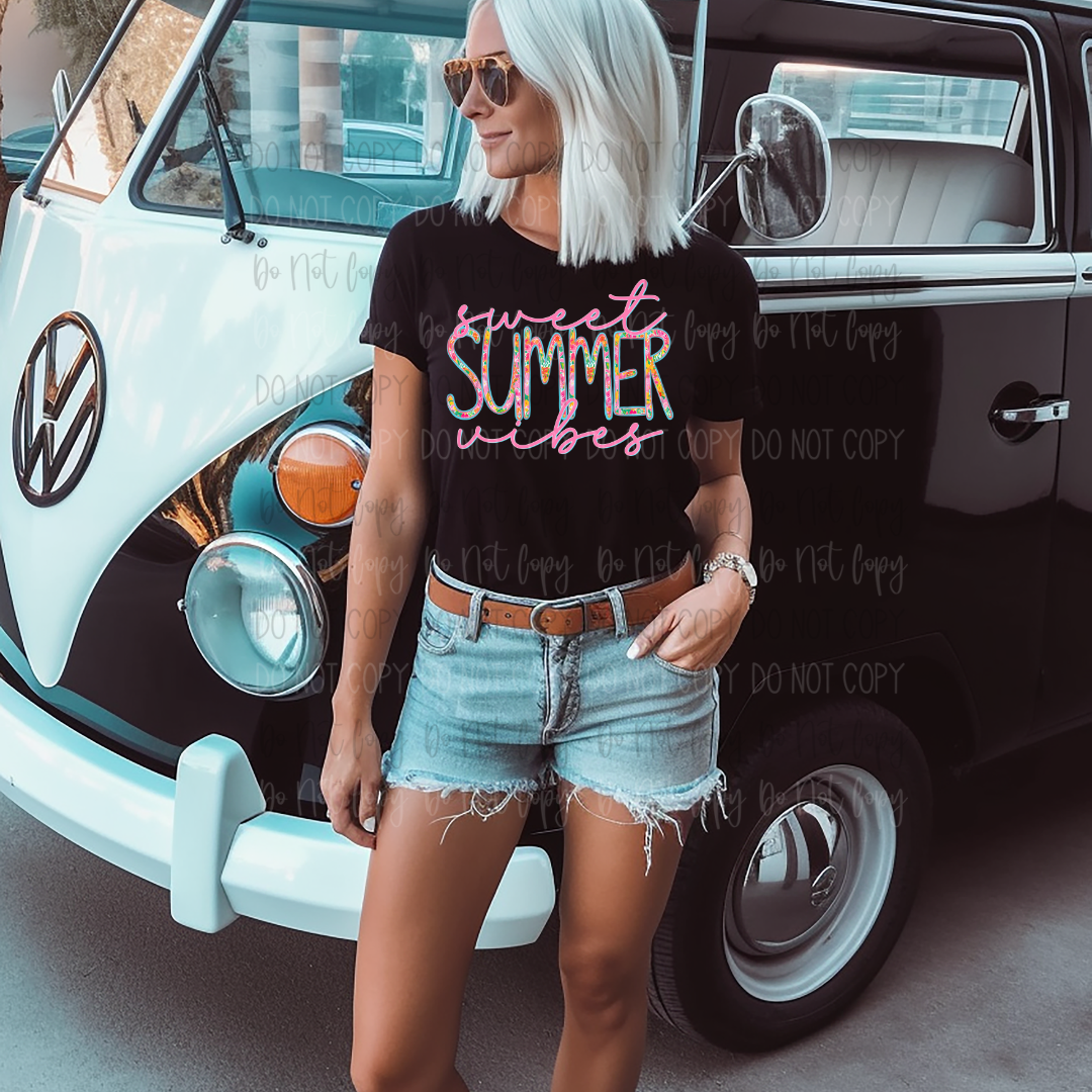 Sweet Summer Vibes DTF Transfer