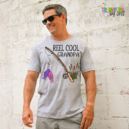 *Custom Reel Cool Dad DTF Transfer