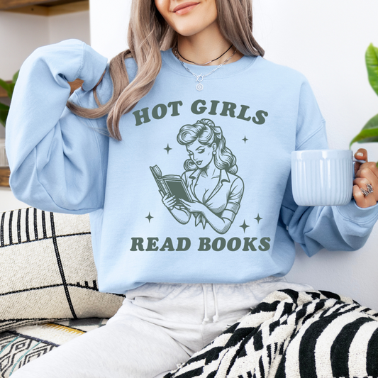 Hot Girls Read Books DTF Transfer