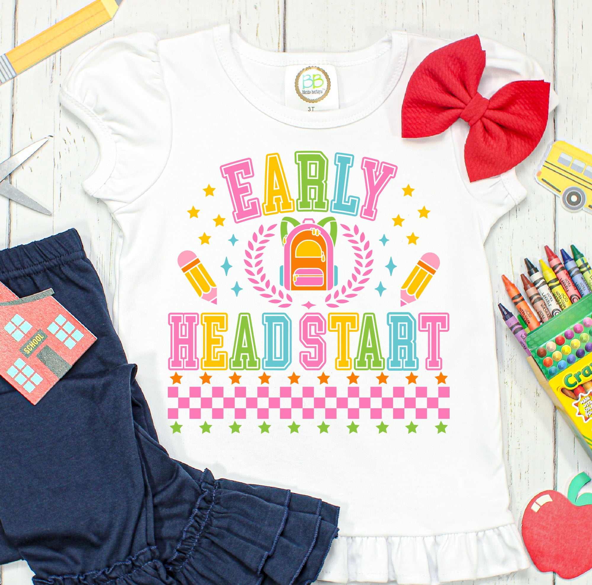 Early Rise Transfers Early Head Start back to school DTF Transfers – TransfersbyJess