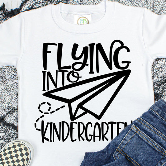 Flying into Kindergarten DTF Transfers