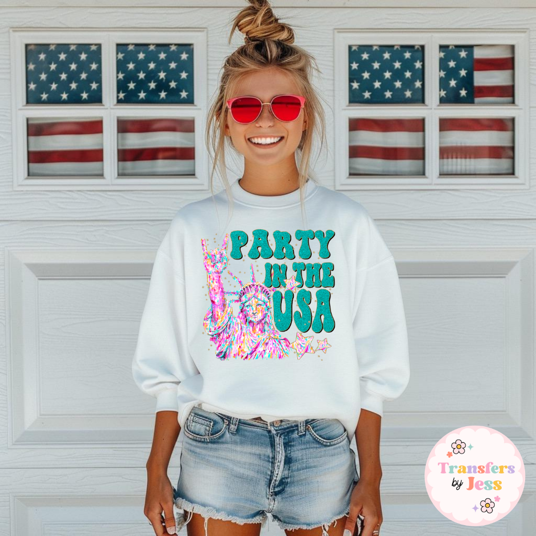 Party In The USA DTF Transfer