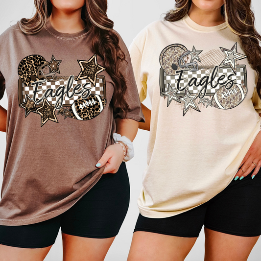Patterned Frame Mascot DTF Transfer