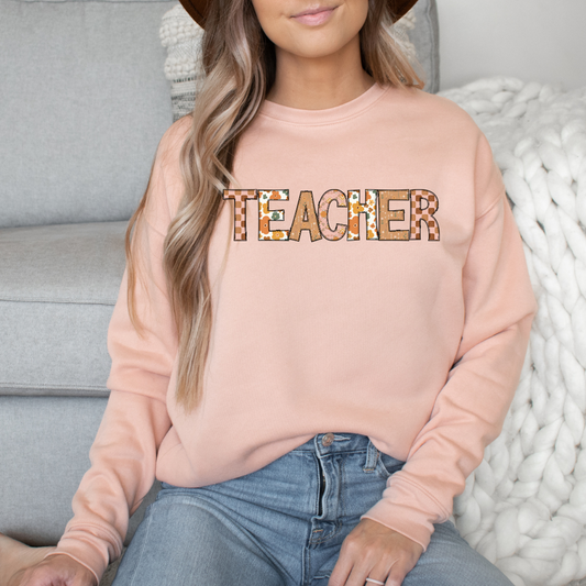 Teacher Fall Boho DTF Transfer