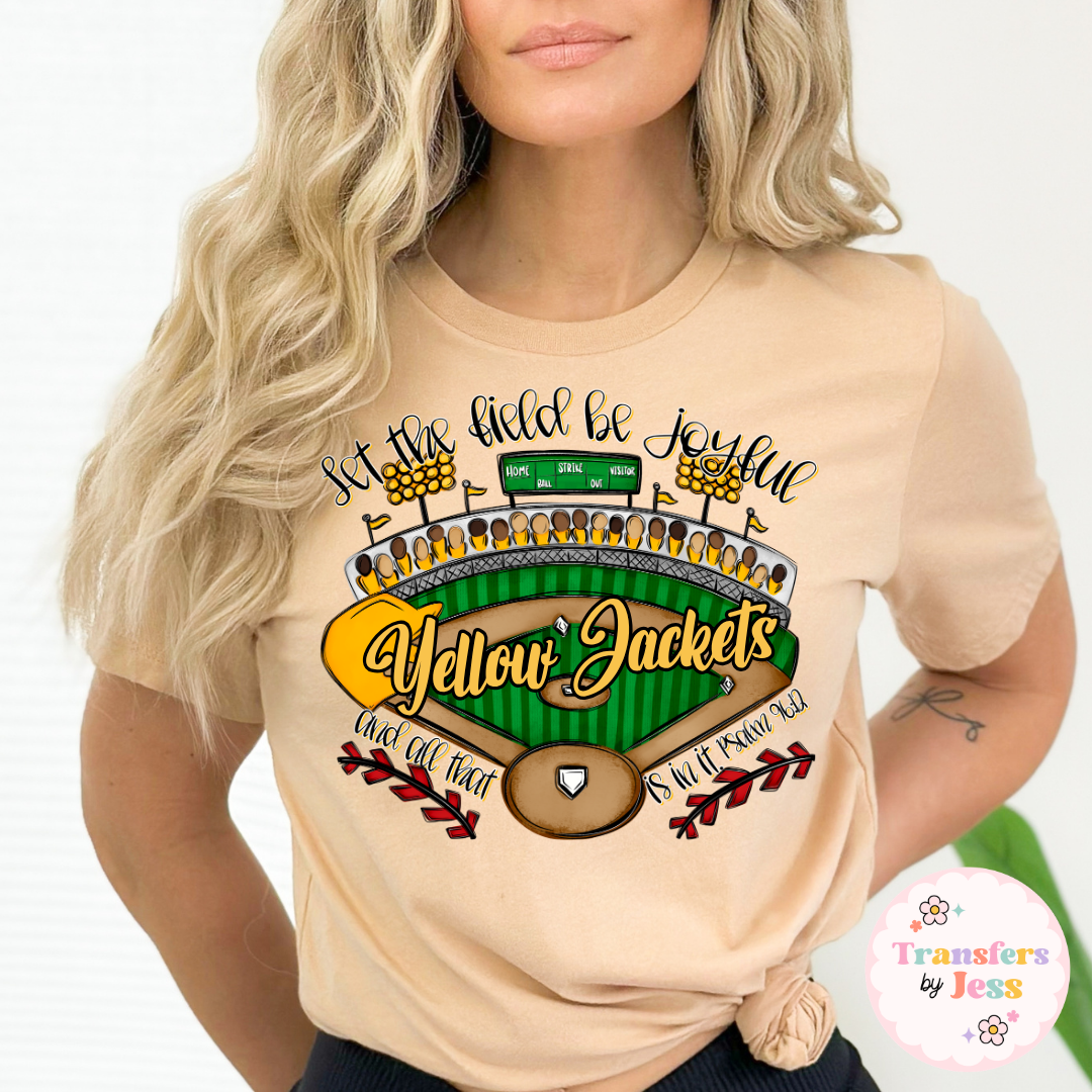 Let the Field Be Joyful Custom Mascot DTF Transfer